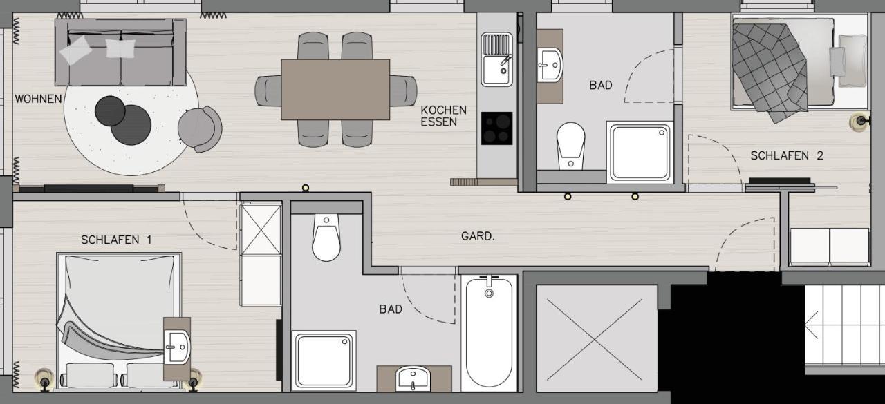 Apartment Streif Lxl Кірхдорф-ін-Тіроль Екстер'єр фото