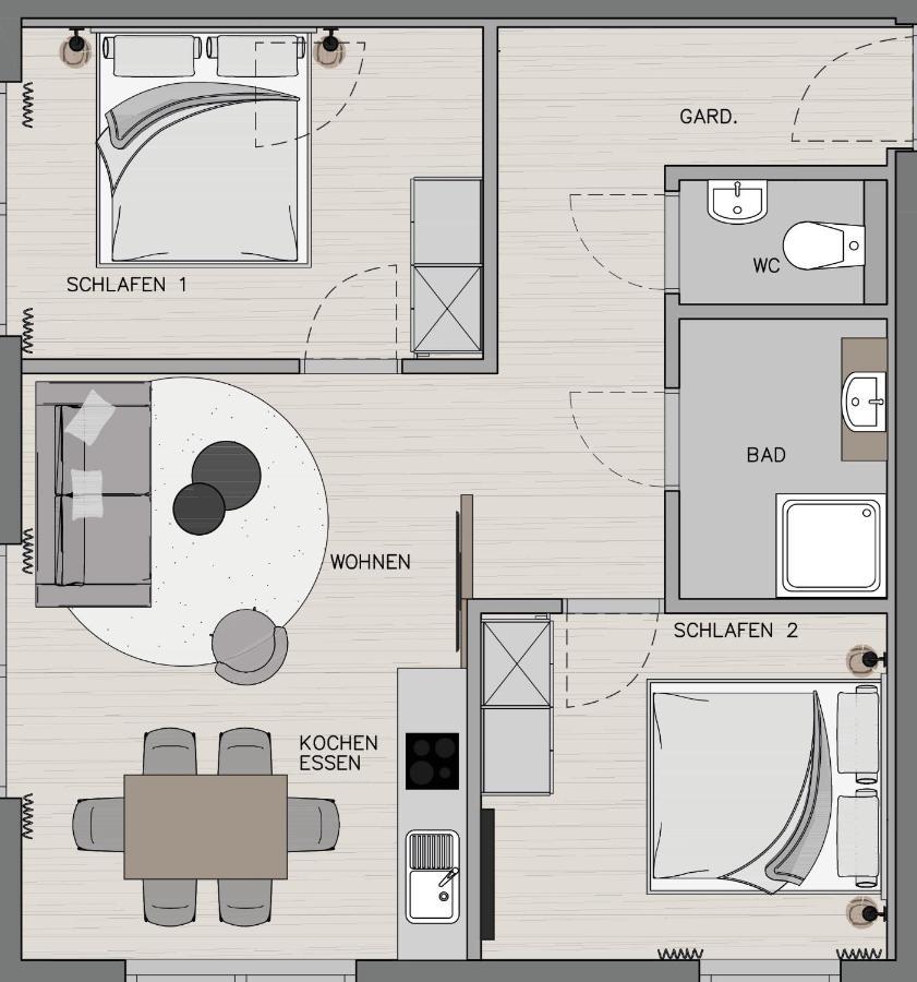 Apartment Streif Lxl Кірхдорф-ін-Тіроль Екстер'єр фото