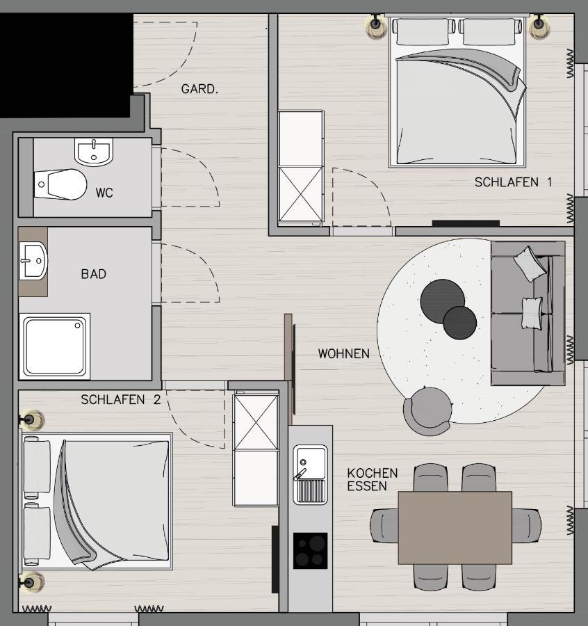 Apartment Streif Lxl Кірхдорф-ін-Тіроль Екстер'єр фото